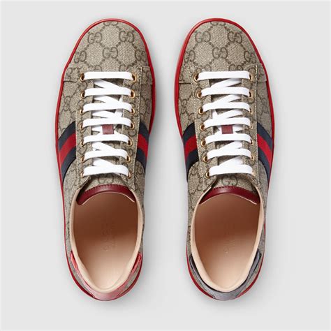 gucci low top|Gucci Women's Ace GG Supreme Low Top Sneakers .